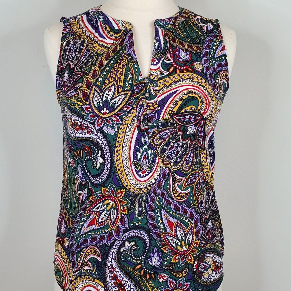 Dana Buchman Sleeveless Blouse Size M